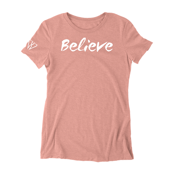 Believe - Women's Fitted T-Shirt