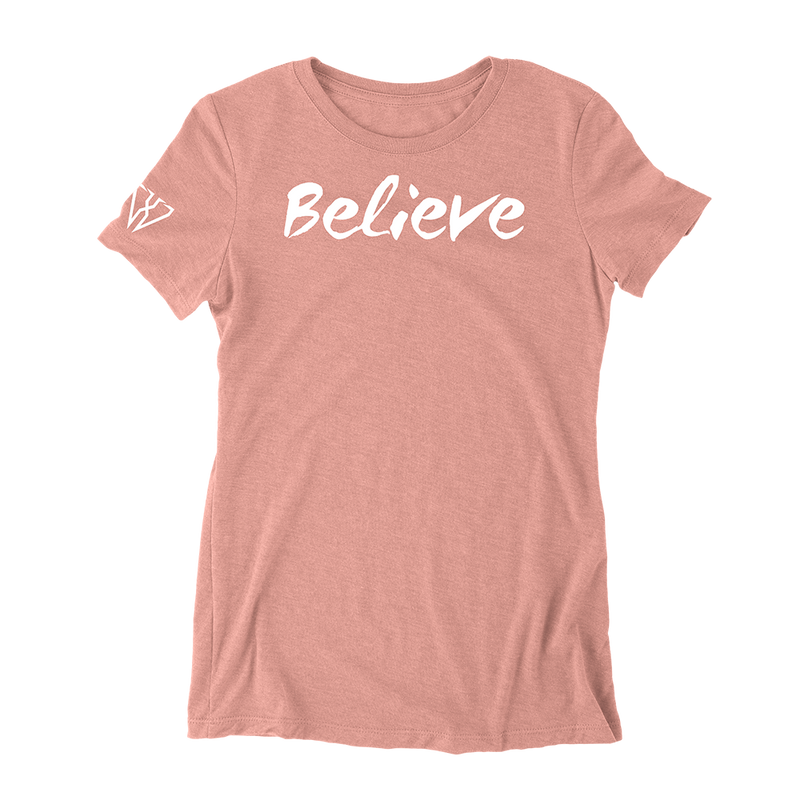 Believe - Women's Fitted T-Shirt