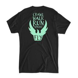 Crawl Walk Run Sprint Fly - Women's Casual T-Shirt