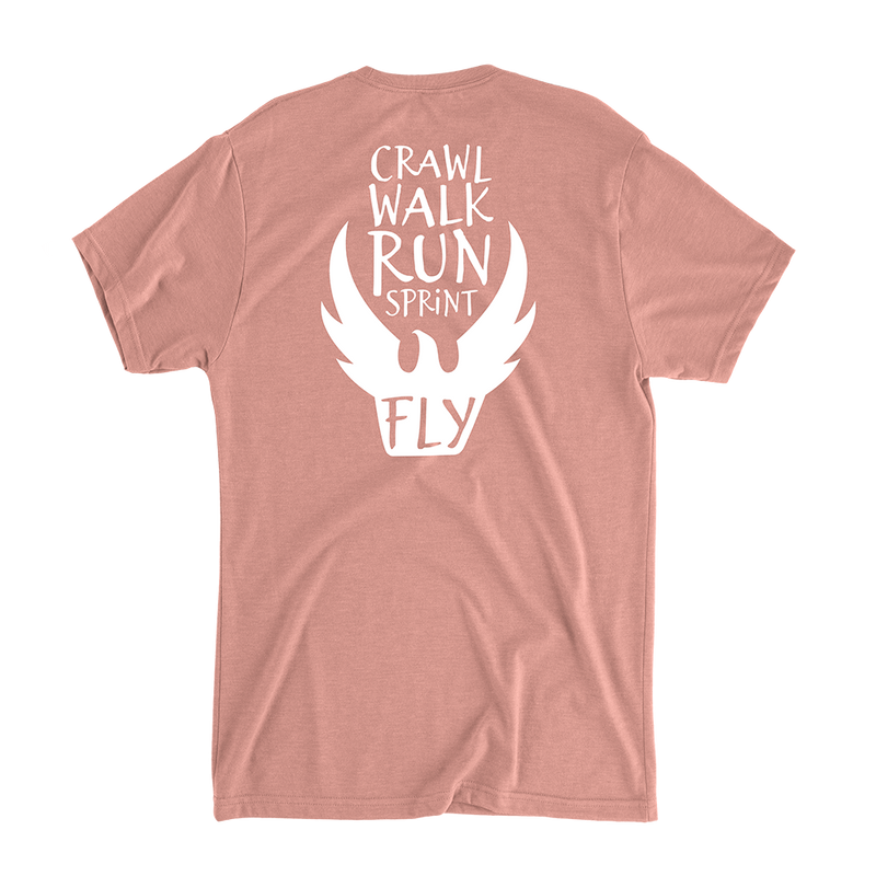 Crawl Walk Run Sprint Fly - Women's Casual T-Shirt