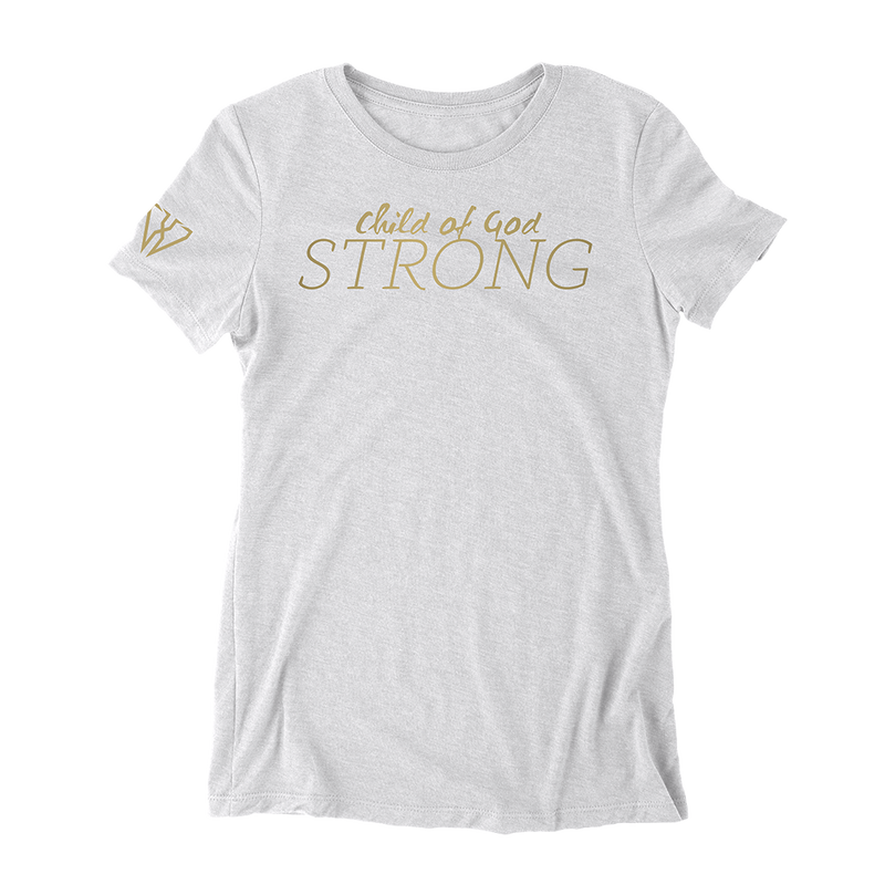 Child Of God Strong - Women's Fitted T-Shirt