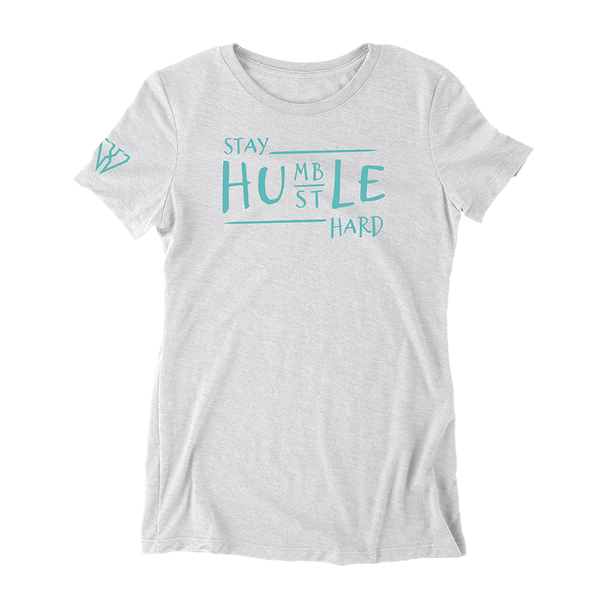 Stay Humble Hustle Hard - Women's Fitted T-Shirt